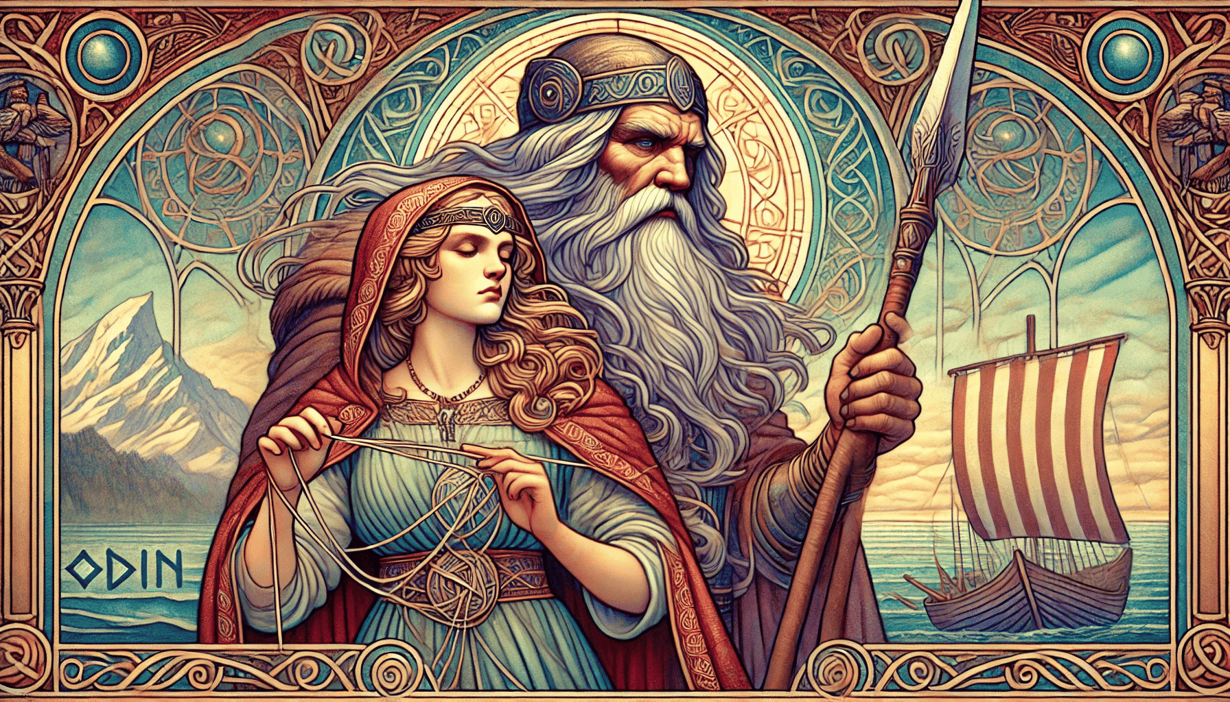 How Frigg and Odin's Love Story Shaped Norse Mythology - The Wicked Griffin