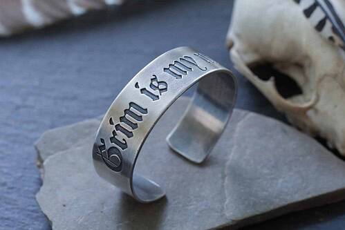 Odin Bracelet - Grim is My Name - Triple Horn of Odin