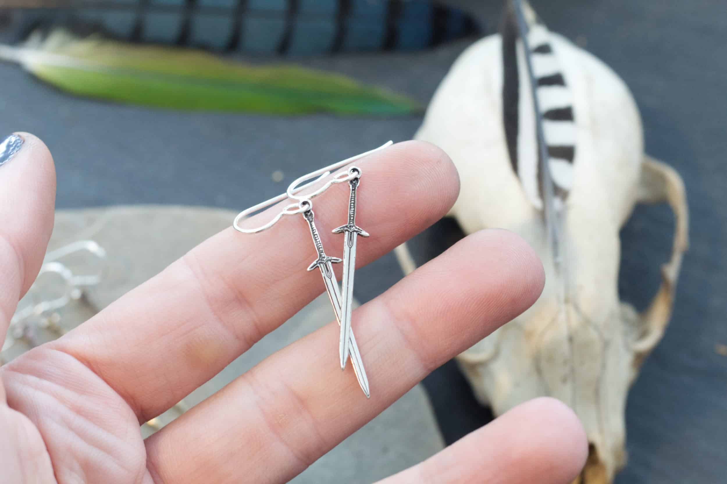 sword earrings 3