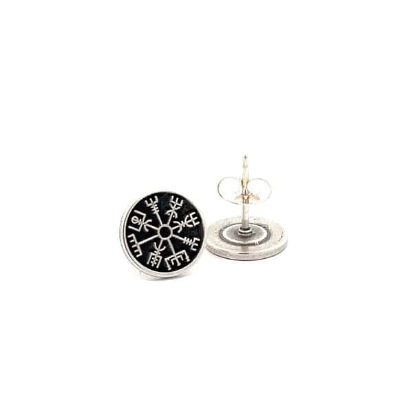 Vegvisir Stud Earrings