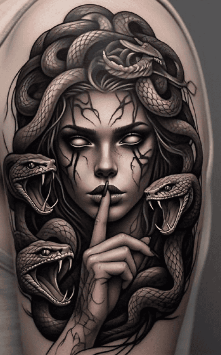 67 Unique Medusa Tattoo Ideas from Greek Mythology and Their Meanings