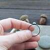 Sterling Silver Rainbow Moonstone Ring - Stackable Gemstone Rings for Women - Crystal Rings for Women
