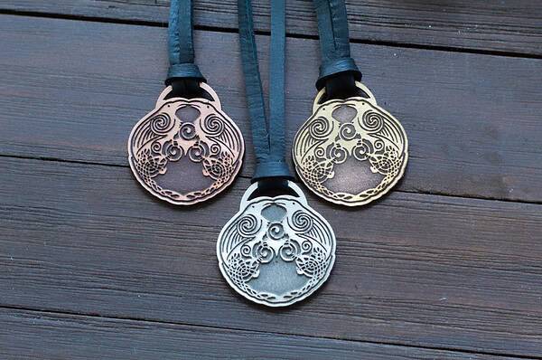 il_fullxfull.3074274021_5clv.jpg Huginn and Muninn Viking Raven Pendant - Viking Jewelry - Norse Jewelry - Pagan - Asatru