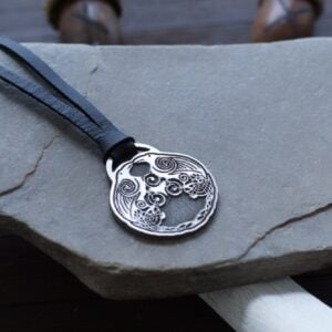 Huginn and Muninn Viking Raven Pendant - Viking Jewelry - Norse Jewelry - Pagan - Asatru