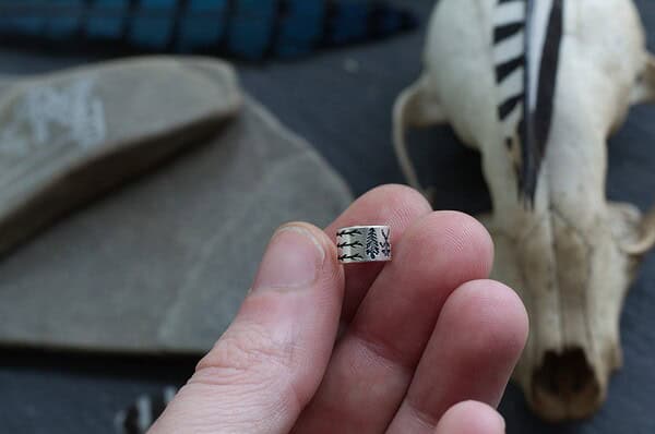 il_fullxfull.4933721101_35ri.jpg Tiny Cernunnos Ear Cuff - Ancient Celtic God - Nature Spirit - Pagan Jewelry - Shamanism - Spirit Animal - Stag - Deer
