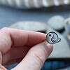 Yin Yang Ring - Silver - Black and White - Light and Dark - Good and Evil