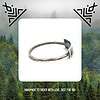 Pine Tree Ring - Forest Ring - Nature Jewelry - Evergreen Tree - Fir - Pagan Symbolism - Tree Rings - Stack Ring - Winter Solstice