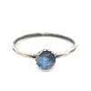 Sterling Silver Rainbow Moonstone Ring - Stackable Gemstone Rings for Women - Crystal Rings for Women