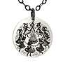 Walpurgis Night Witch Necklace Witches Bonfire Pendant Pagan Festival Jewelry Occult Gift for Her Wiccan Ritual Amulet Witchy Accessory