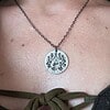 Walpurgis Night Witch Necklace Witches Bonfire Pendant Pagan Festival Jewelry Occult Gift for Her Wiccan Ritual Amulet Witchy Accessory