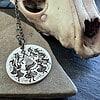Walpurgis Night Witch Necklace Witches Bonfire Pendant Pagan Festival Jewelry Occult Gift for Her Wiccan Ritual Amulet Witchy Accessory