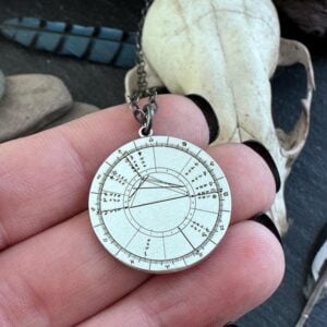 Personalized Astrology Necklace Custom Birth Chart Pendant Zodiac Sign Jewelry Unique Birthday Gift for Her Celestial Natal Chart Necklace