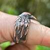 Viking Raven Ring Odin Hugin Munin Norse Mythology Jewelry Pagan Gift for Him Nordic Spirit Animal Band Anniversary Men's Accessory
