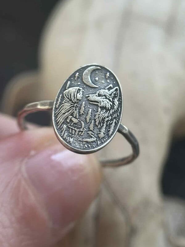 il_fullxfull.7085499898_d22o.jpg Sterling Silver Wolf Ring Red Riding Hood
