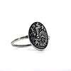 Sterling Silver Hansel and Gretel Ring, Fairy Tale Storybook Jewelry, Grimm Brothers Witch Oven Scene, Handmade Fantasy Ring