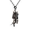 handcrafted krampus pendant Sterling Silver Krampus Pendant