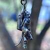 handcrafted krampus pendant Sterling Silver Krampus Pendant
