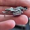 handcrafted krampus pendant Sterling Silver Krampus Pendant