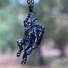 handcrafted krampus pendant Sterling Silver Krampus Pendant