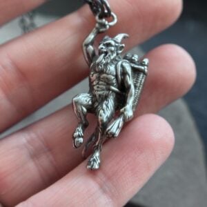 Sterling Silver Krampus Pendant