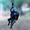 handcrafted krampus pendant Sterling Silver Krampus Pendant