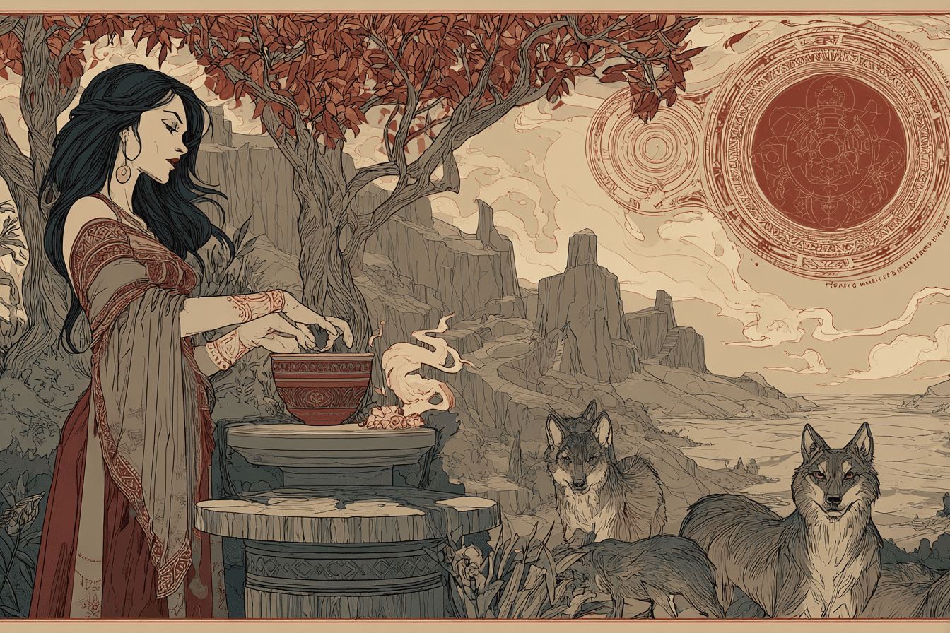 Circe In Greek Mythology Goddess Of Magic Sorcery And Transformation 