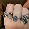 il_fullxfull.7309316082_ep8c.jpg Mad Hatter’s Tea Party Sterling Silver Ring Alice in Wonderland
