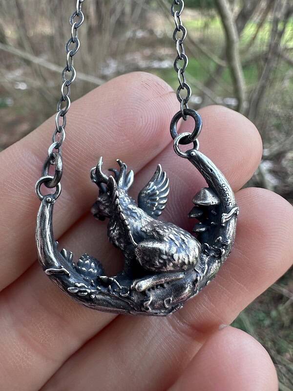 Wolpertinger Pendant