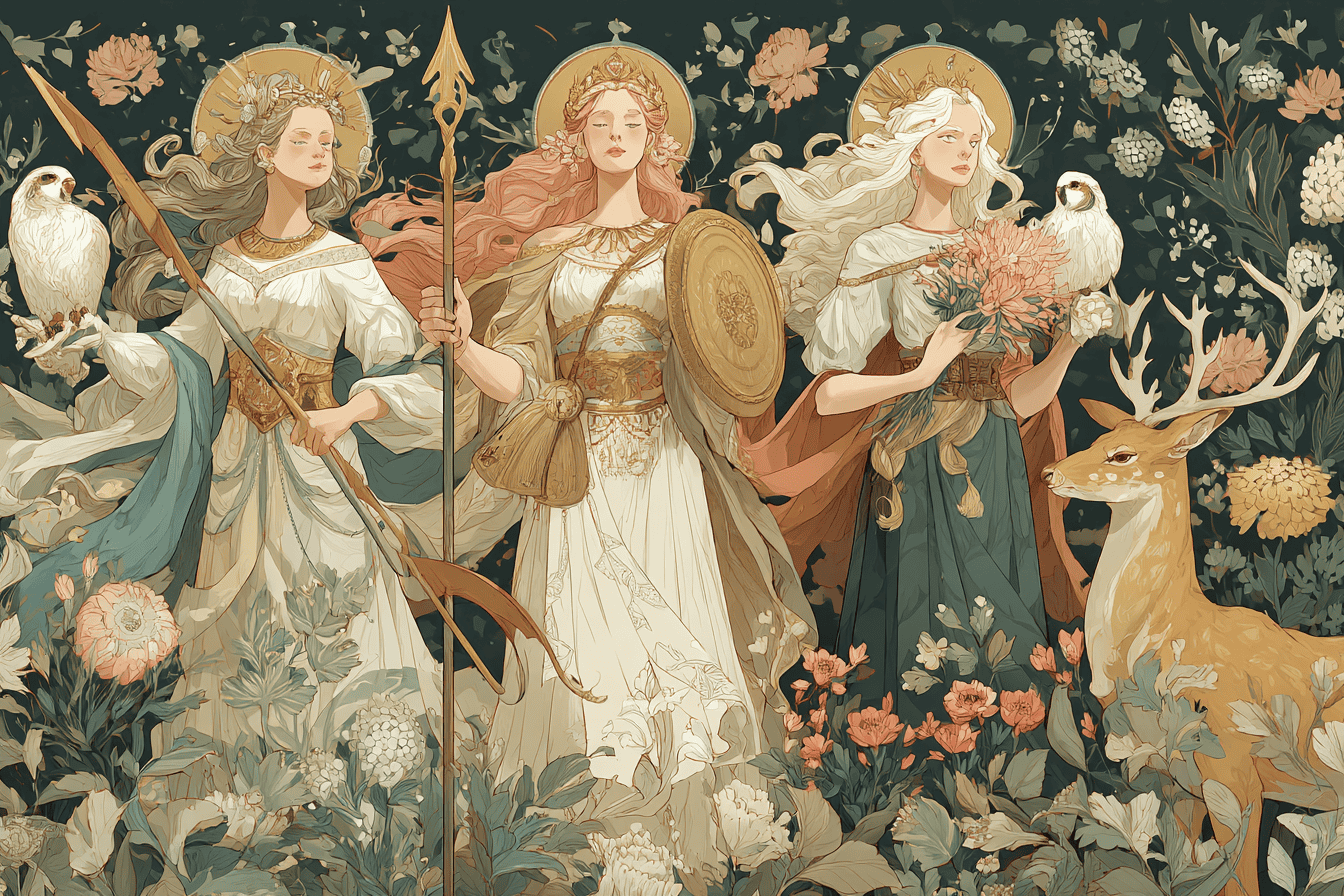 Goddess Types Female Goddess Names: Mythological Goddess Names from Ancient Cultures ...