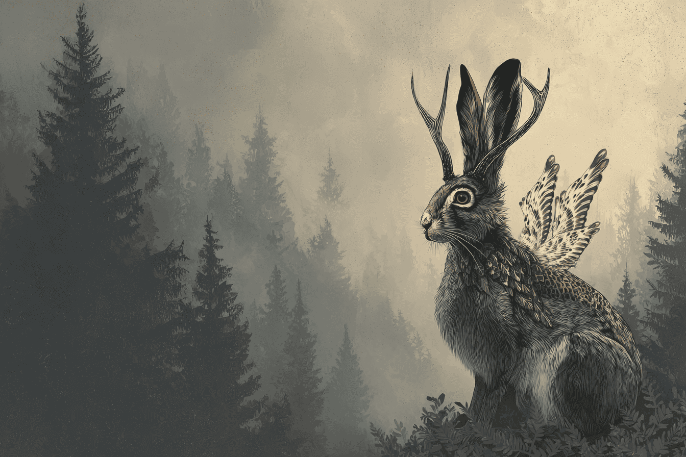 Wolpertinger Mythology: The Bavarian Horned Rabbit and Its Meaning in ...