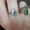 Sterling Silver Cat Ring - I Do Not Think Therefore I Do Not Am