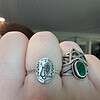 Sterling Silver Cat Ring - I Do Not Think Therefore I Do Not Am