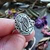 Sterling Silver Cat Ring - I Do Not Think Therefore I Do Not Am