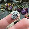 Sterling Silver Cat Ring - I Do Not Think Therefore I Do Not Am