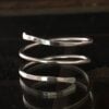 Sterling Silver Thumb Wrap Ring - Can be worn as Midi or Knuckle - Unique Minimalist Jewelry Sterling Silver Thumb Wrap Ring - Can be worn as Midi or Knuckle - Unique Minimalist Jewelry