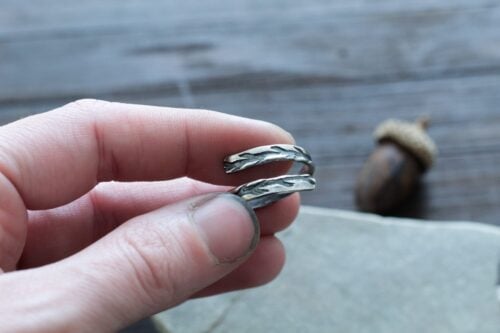 Twig Ring - Nature Ring - Branch Ring - Botanical Jewelry - Woodland Jewelry - Elven Ring - Silver Wrap Ring