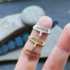 Raven Ring - Huginn and Muninn - Odin's Ravens - Viking Jewelry - Elder Futhark Runes - Norse Pagan - Copper Brass Fine Silver