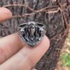 Sterling Silver Freya Freyja Ring with Cats Norse Mythology Goddess Freyja Jewelry Women’s Gift Anniversary Viking Pagan Signet Ring Sterling Silver Freya Freyja Ring with Cats Norse Mythology Goddess Freyja Jewelry Women’s Gift Anniversary Viking Pagan Signet Ring