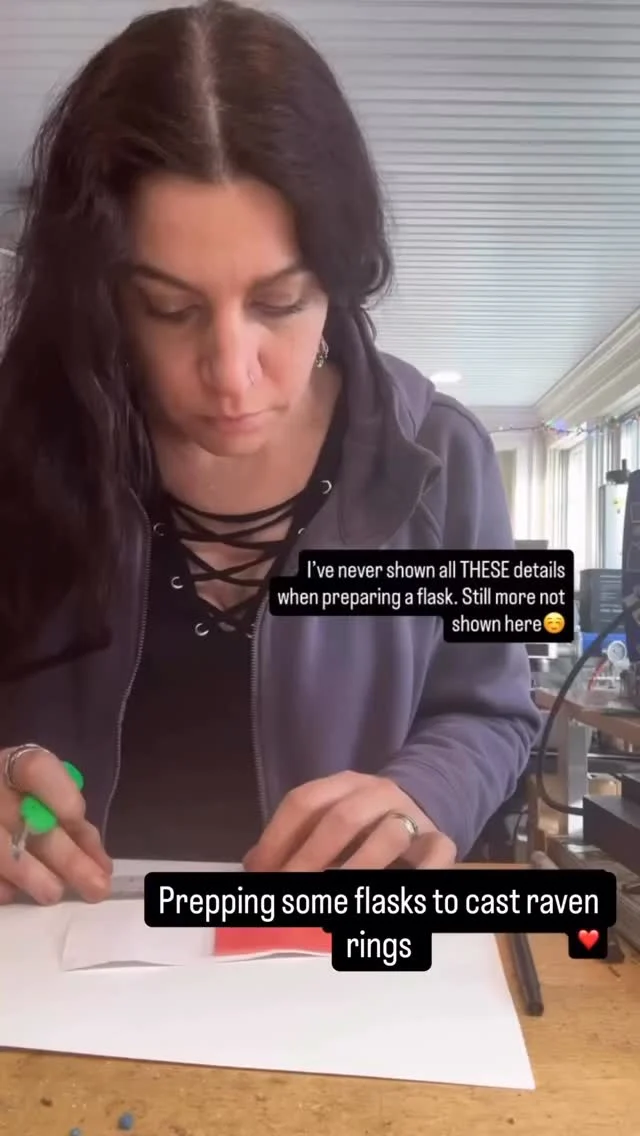 Make some raven rings with me ❤️